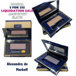 ALEXANDRA de MARKOFF EYE DEFINING SHADOW Set of 3 Mocha / Amethyst / Slate